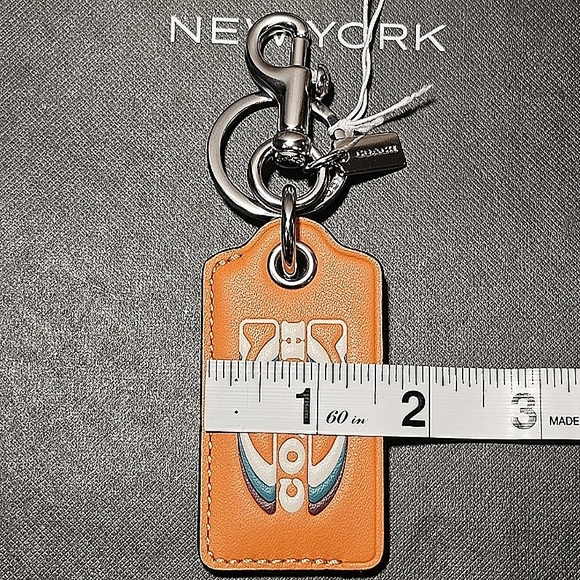 (UNISEX) COACH BOTTLE OPENER KEY FOB / KEYCHAIN W/COACH STAMP (NWT) - Picture 6 of 7